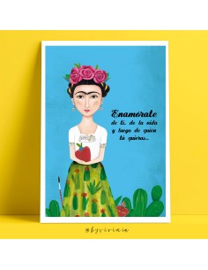 Lámina Frida Khalo "...