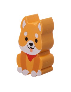 Goma de Borrar Perro Naranja