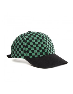 Gorra cuadros Negro verde
