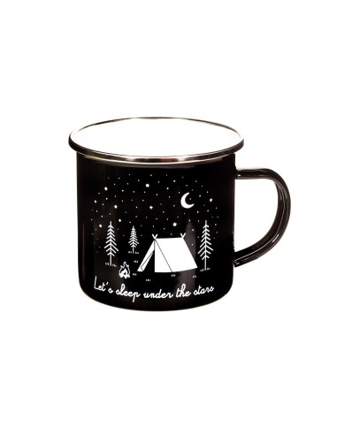 Taza metal Durmamos bajo Las estrellas