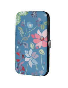 Set manicura Azul flores