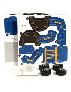 Juguete para Montar grúa Azul 2