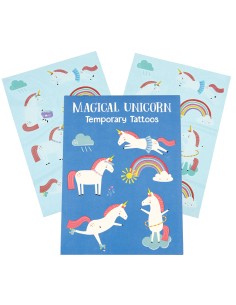 Tatuaje temporales Unicornio