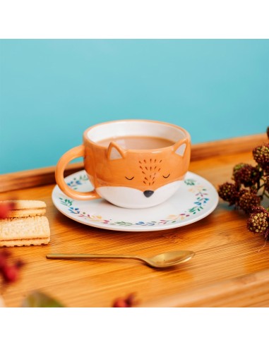 Taza con Plato zorrito
