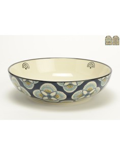 Ensaladera azul Hecha a Mano