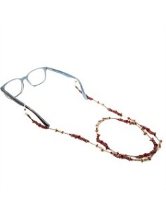 Cordón Gafas Burdeos
