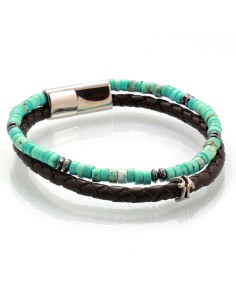 Pulsera de Acero , Cuero y...