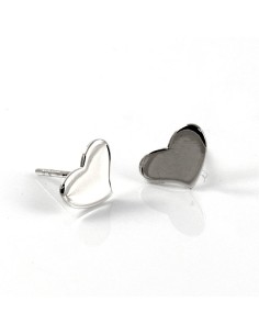 Pendiente Botón Corazón